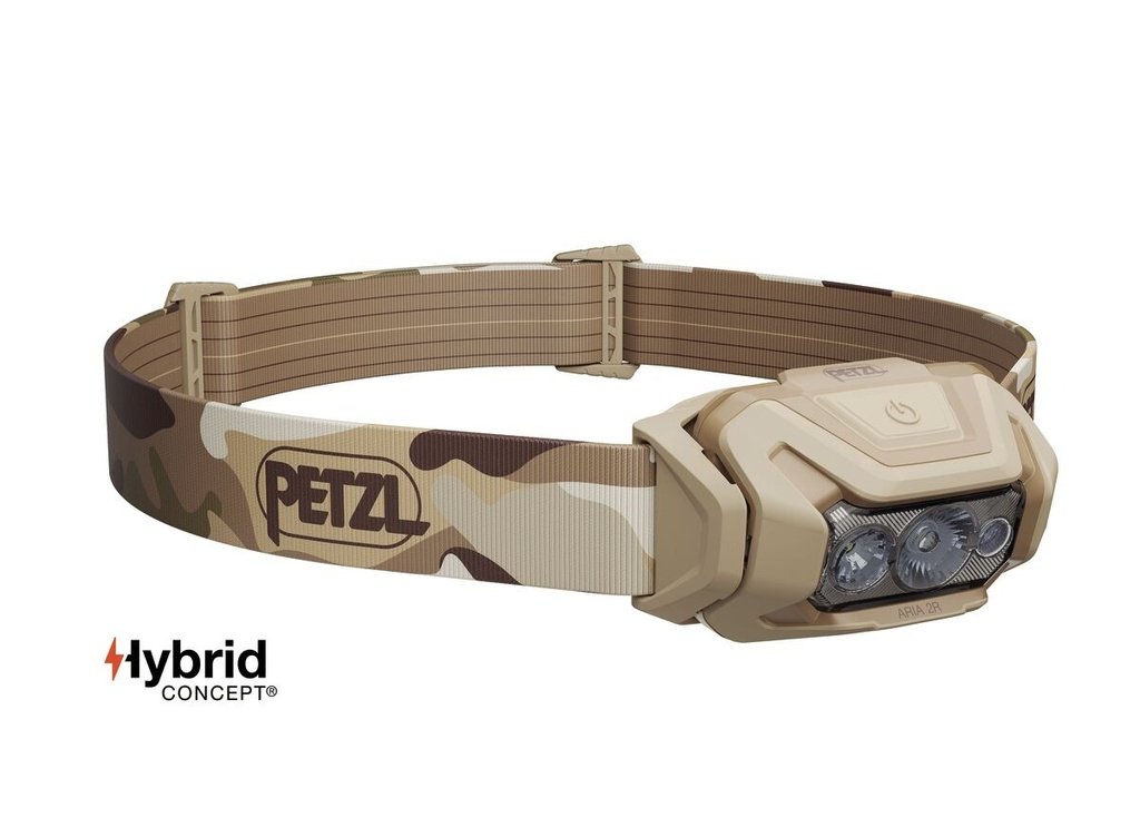 PETZL ARIA 2R RGB 625 LUMENES (CASTAÑO CLARO)