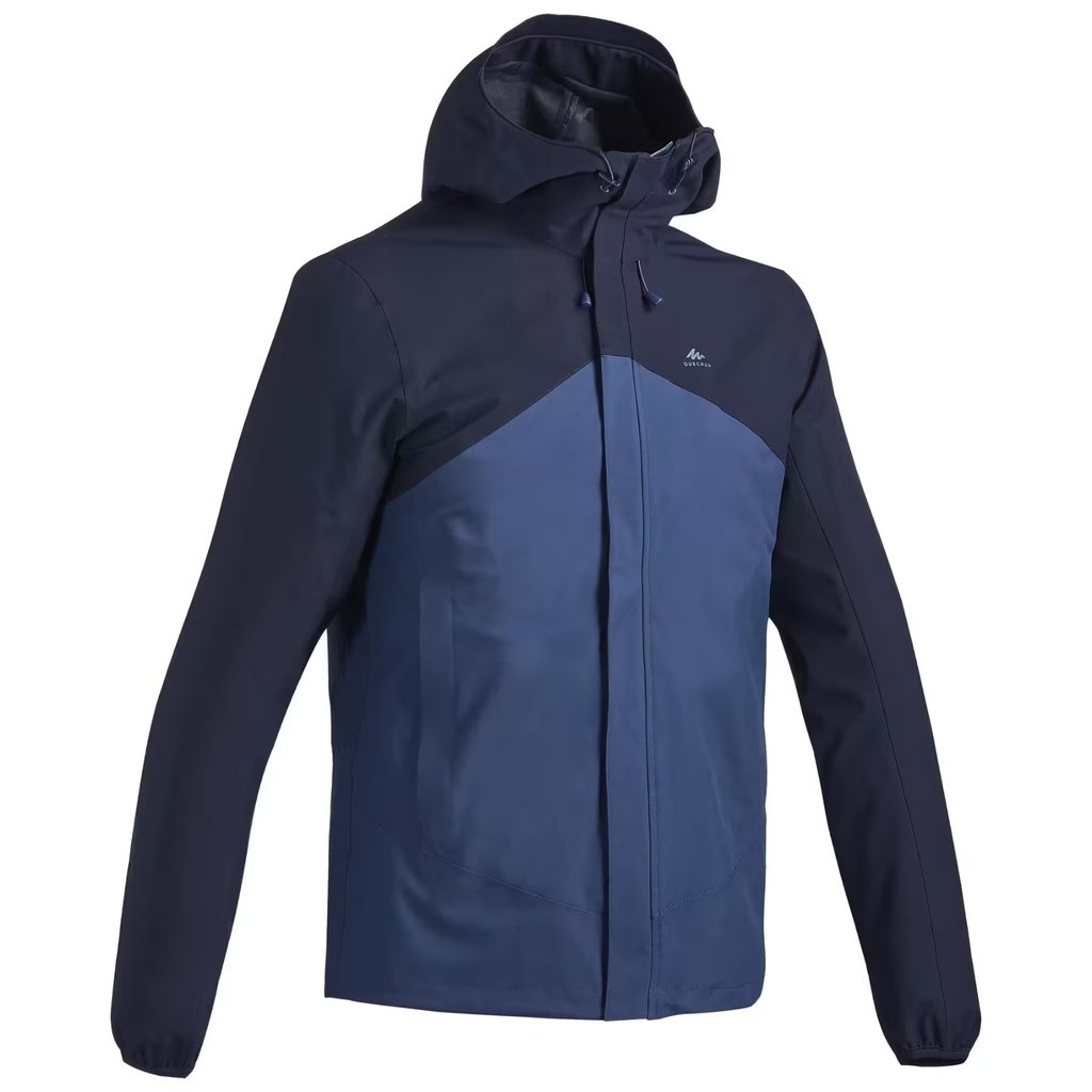 QUECHUA DECATHLON CHAQUETA IMPERMEABLE DE SENDERISMO PARA HOMBRE MH100 (L)