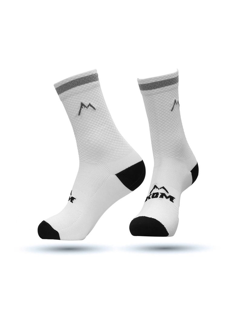 KOM MEDIAS REFLECTIVE SOCKS (BLANCO)