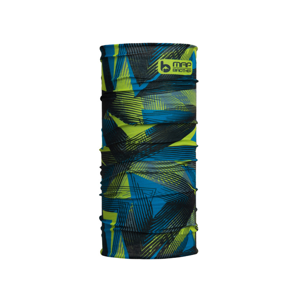 MAP BROTHER BANDANA DEPORTIVA MULTIFUNCIONAL (AZUL/VERDE)