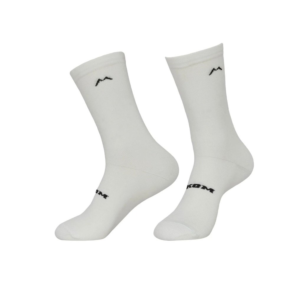 KOM CALCETINES DEPORTIVOS (COLORES VARIADOS) (BLANCO LISO, 34-38)
