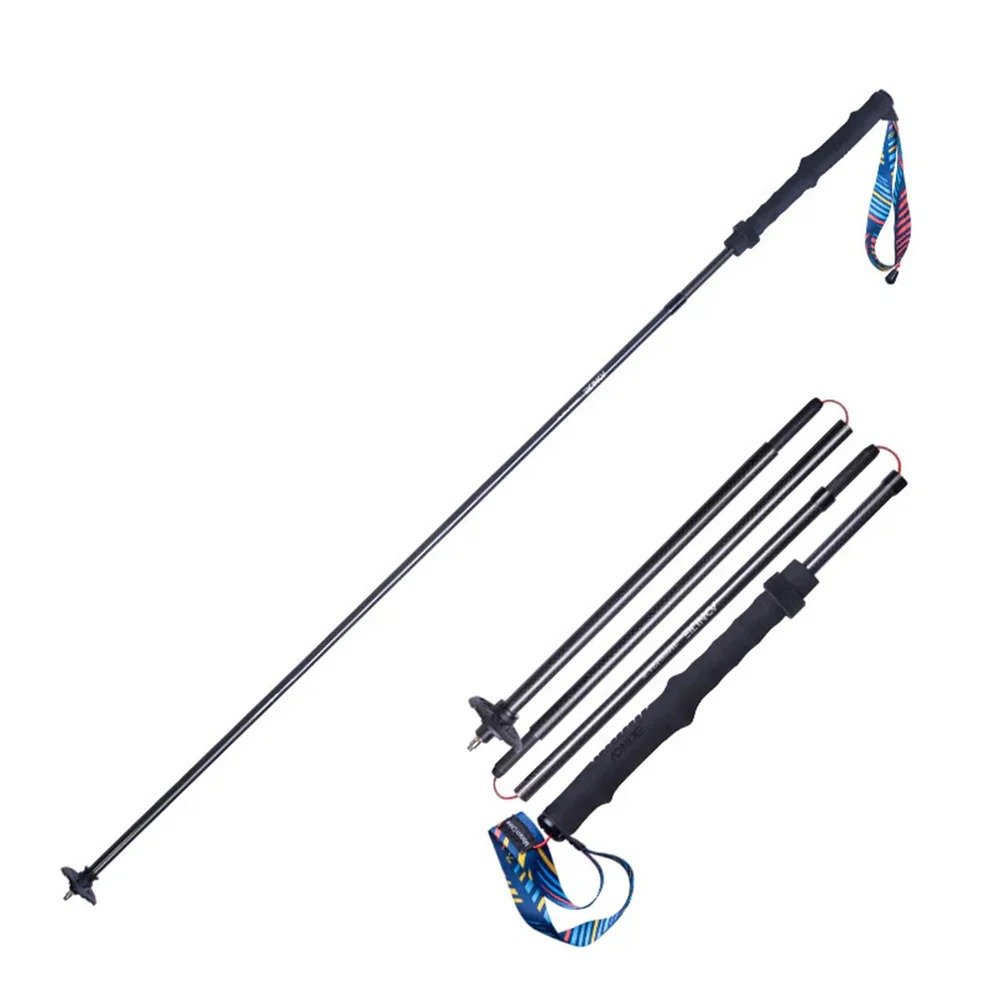 AONIJIE BASTONES DE TREKKING PLEGABLES LIGEROS PARA SENDERISMO MONTAÑISMO (E4204) (110CM)