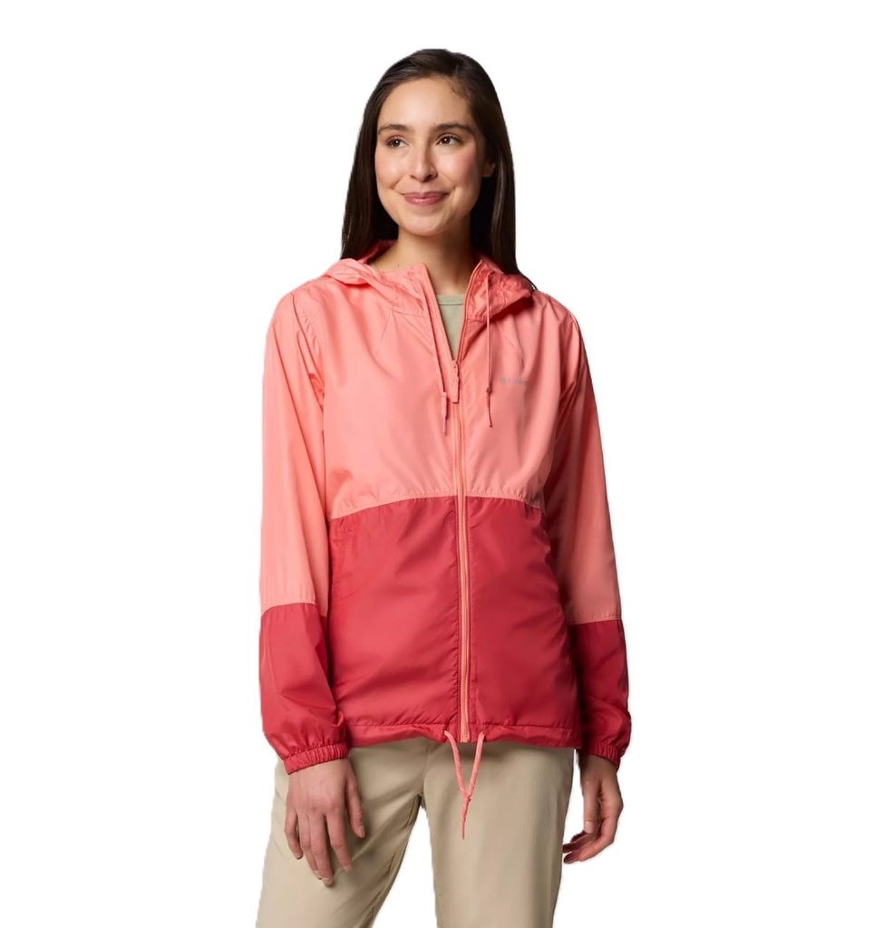 COLUMBIA ROMPEVIENTOS UNISEX (ROSA/ANARANJADO, S)