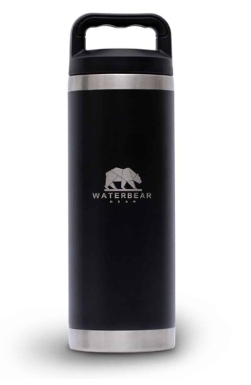 WATERBEAR GEAR TERMO TERMICO 18 OZ I.C.E 30 HORAS (NEGRO)