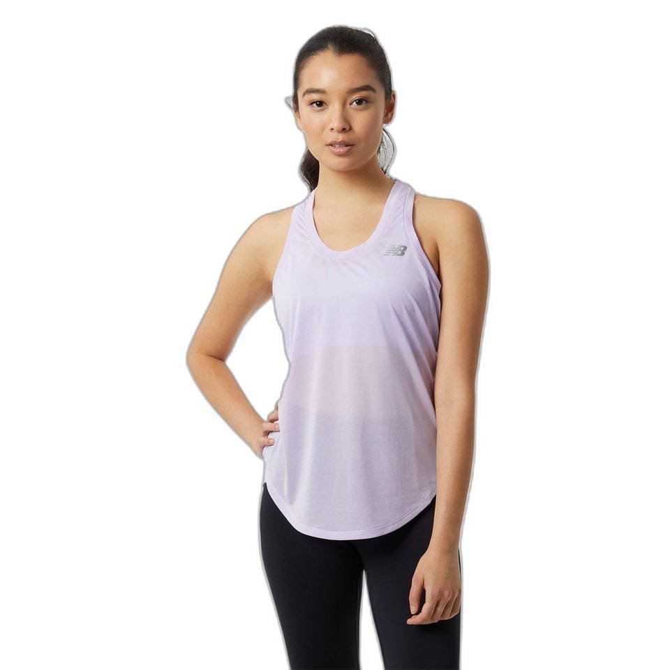 NEW BALANCE CAMISETA SIN MANGA PARA DAMA (WT23220) (LILA, S)
