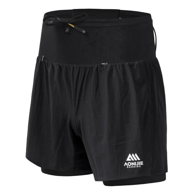 SHORT CON RIÑONERA PARA TRAIL RUNNING AONIJIE PARA HOMBRE - FM5257 (L)