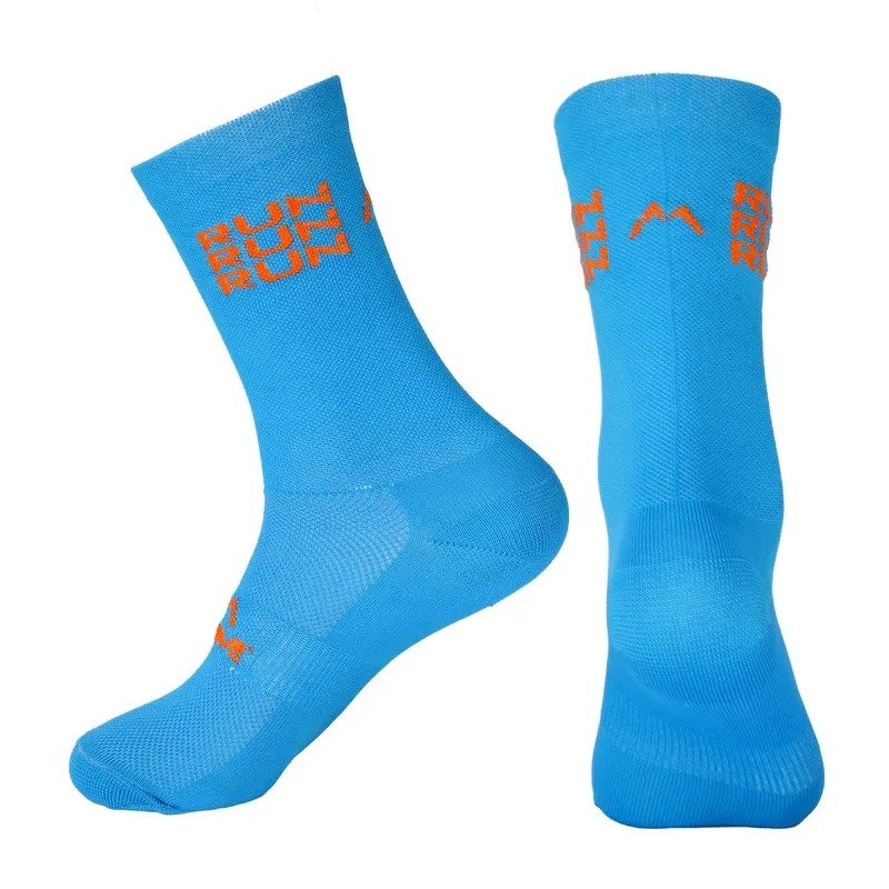 KOM CALCETINES DEPORTIVOS (COLORES VARIADOS) (AZUL/NARANJA, 34-38)