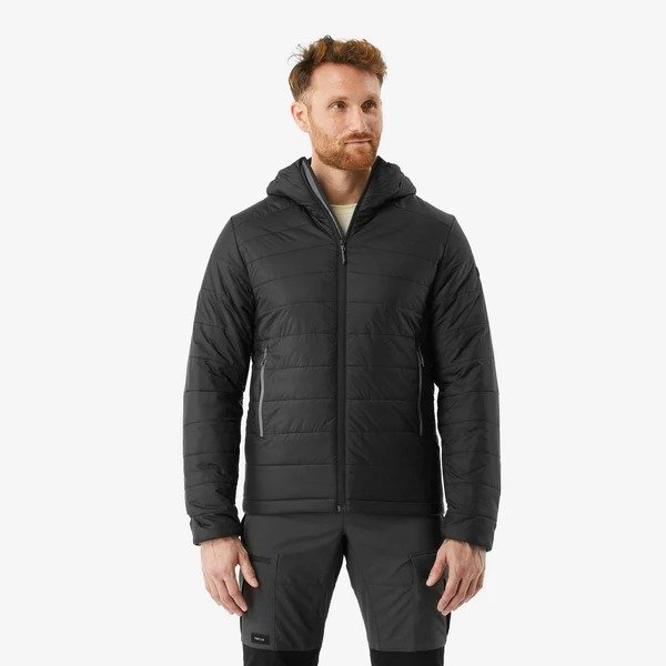 FORCLAZ DECATHLON CHAQUETA SINTÉTICA CON CAPUCHA MT100 PARA CABALLERO (L)