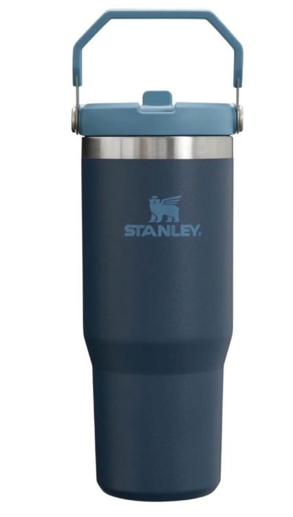 STANLEY - 30 OZ. ICEFLOW TUMBLER CON AGARRADOR (AZUL MARINO)