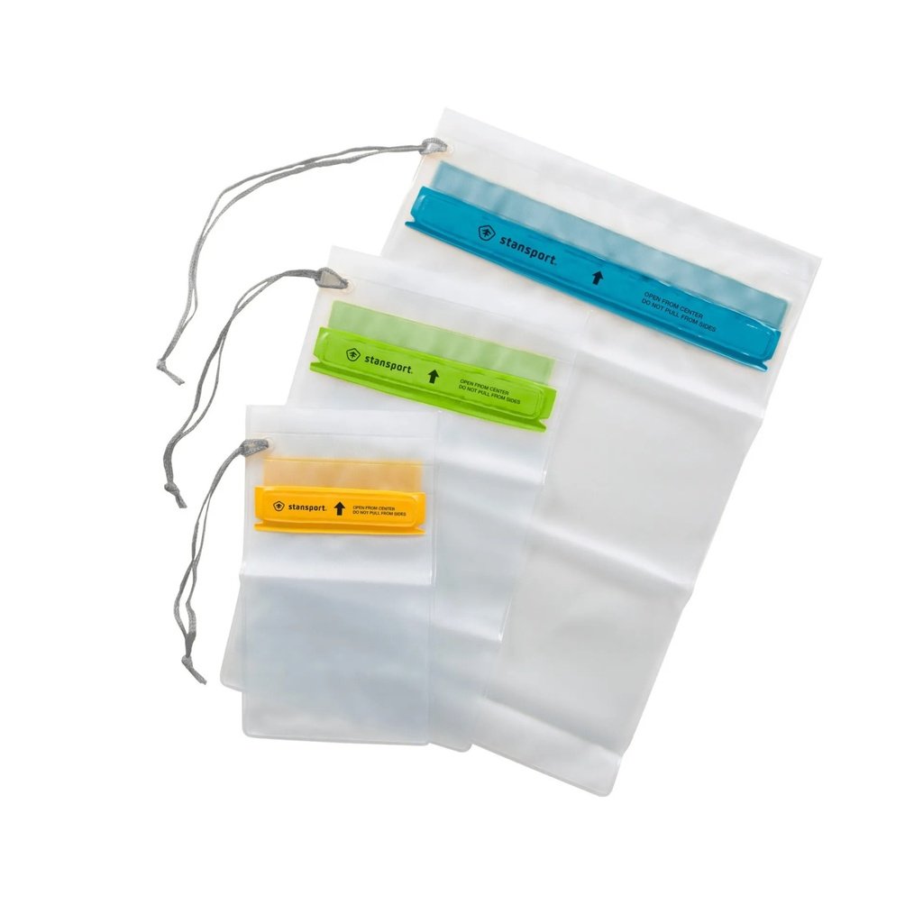 STANSPORT BOLSAS IMPERMEABLES PAQUETE 3 UNIDADES