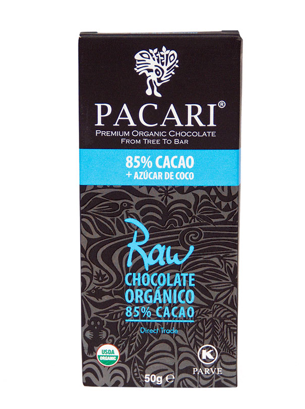 PACARI BARRA DE CHOCOLATE ORGANICO (85% DE CACAO)