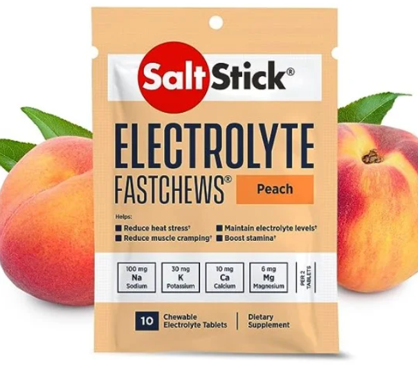 SALTSTICK PASTILLAS DE SAL MASTICABLES 10 CAPS (PEACH)