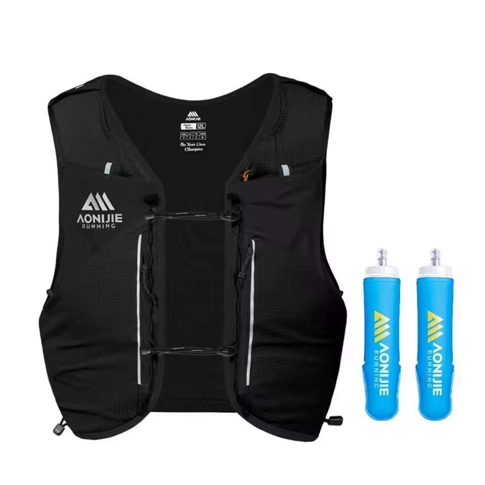 AONIJIE CHALECO DE HIDRATACION MB 12LITROS NEGRO (XL)