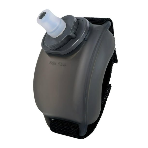 SOFT FLASK PARA LA MUÑECA DE 200ML (NEGRO)