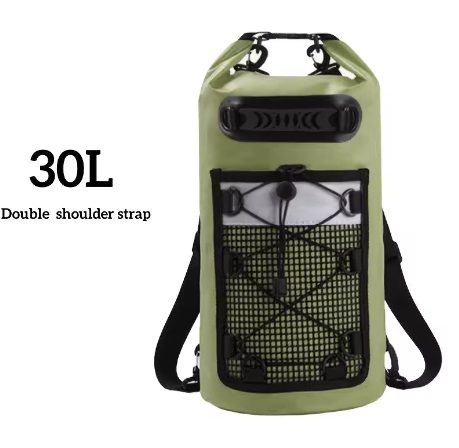 BOLSA IMPERMEABLE PARA ACTIVIDADES AL AIRE LIBRE 30L (VERDE)