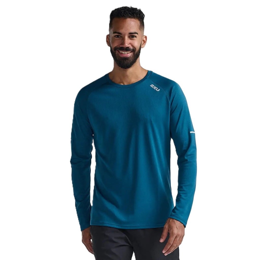 2XU CAMISETA MANGA LARGA PARA CABALLERO (MR6556a) (L)