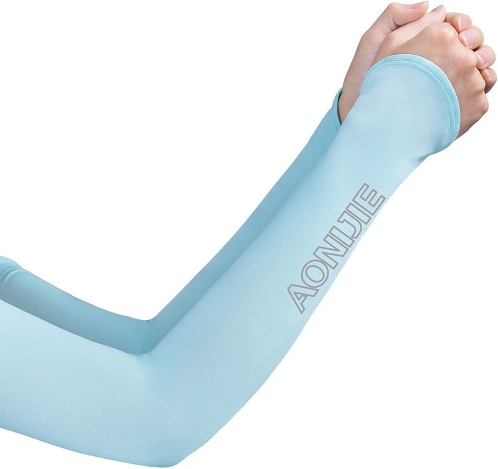 AONIJIE MANGA DEPORTIVA DE PROTECCION SOLAR (E4118) (CELESTE)
