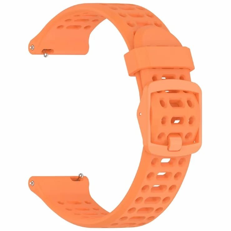 CORREA DE SILICONA DE 22MM PARA RELOJES COROS (ANARANJADO)