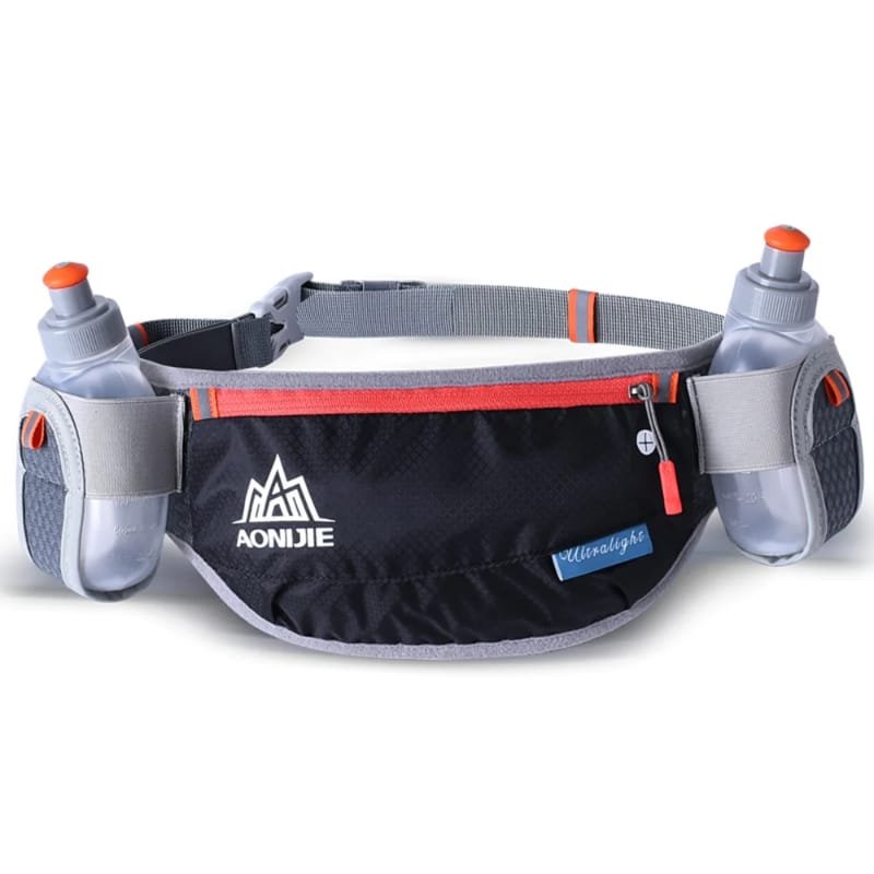AONIJIE RIÑONERA DEPORTIVA CON 2 PACHONES RIGIDOS 170ml (E882) (NEGRO)