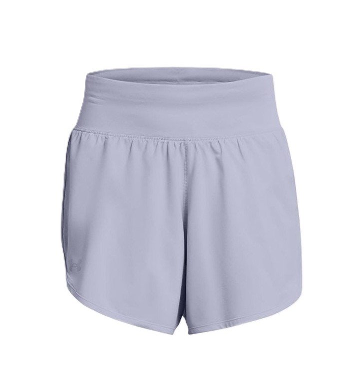 UNDER ARMOUR SHORT FLY-BY ELITE CON ZIPER PARA DAMA (1383242) (CELESTE, M)
