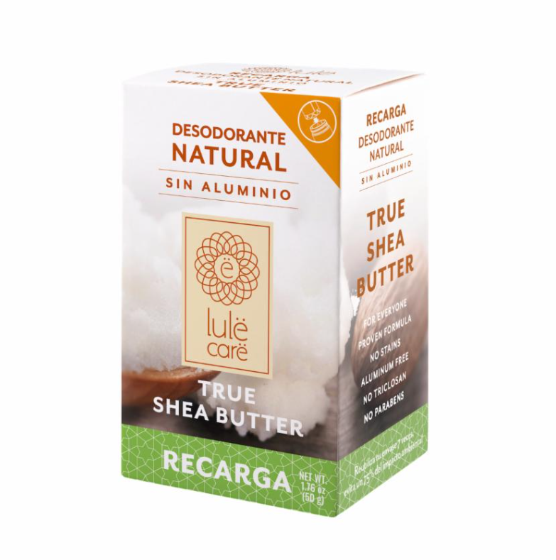 LULE CARE REGARGA DE DESODORANTE NATURAL LIBRE DE ALUMINIO (TRUE SHEA BUTTER)