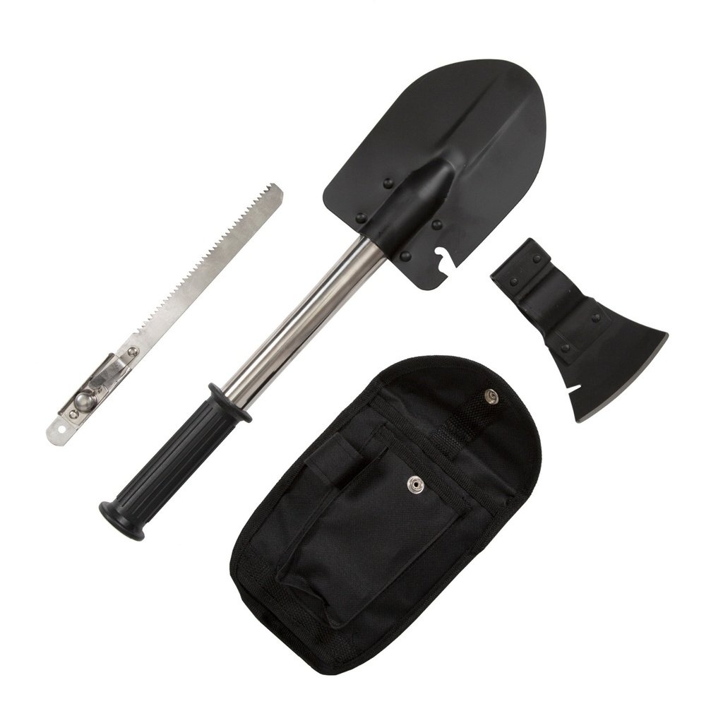 STANSPORT  MULTIHERRAMIENTA SURVIVAL 6-IN-1 PALA-HACHA-SIERRA