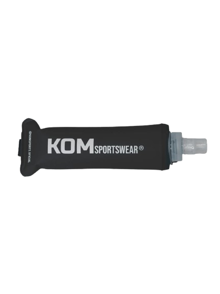 SOFT KOM FLASK TERMO SILICONA CON CORREA 250 ML (NEGRO)