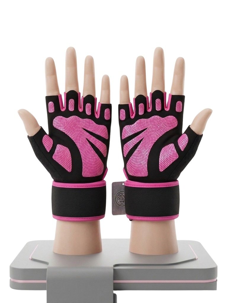 GUANTES DEPORTIVOS (ROSADO)