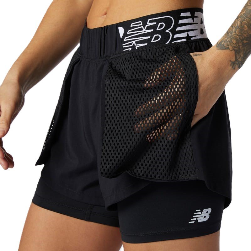 NEW BALANCE SHORT CON LICRA PARA DAMA (WS11175) (M)