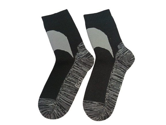 CALCETINES - 100% WATERPROOF OCIO MONTAÑA. (NEGRO, L)