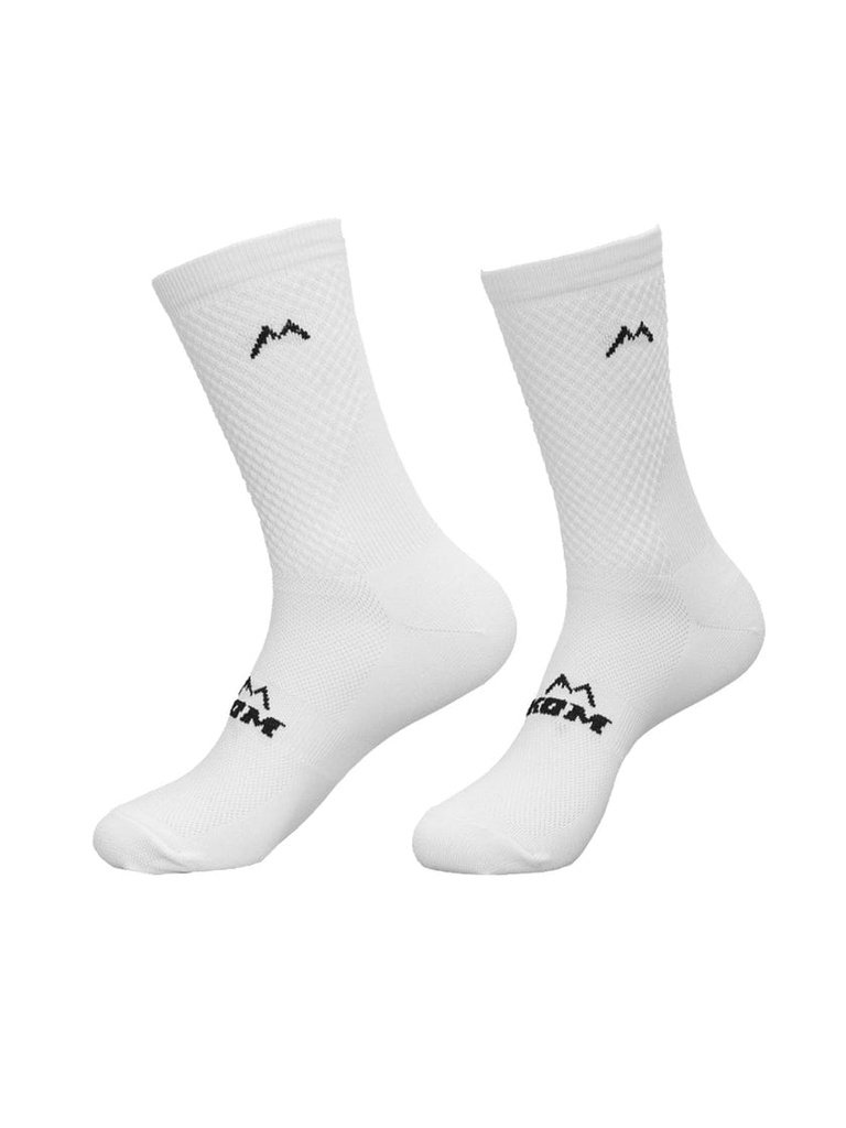 KOM CALCETINES DEPORTIVOS (COLORES VARIADOS) (BLANCO CON TEXTURA, 34-38)